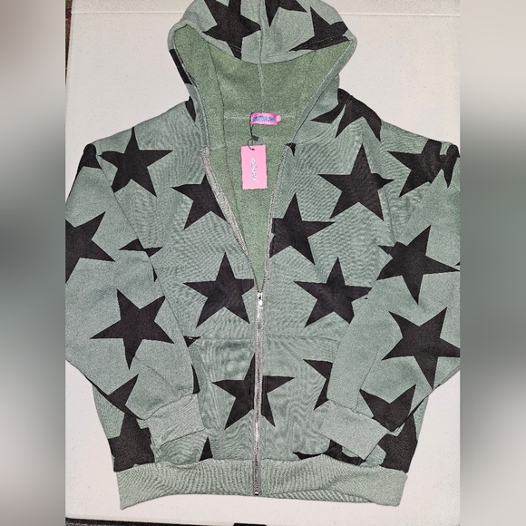 Edikted Star at Me Oversize Hoodie NWT - Picture 3 of 6